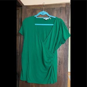 Boden knit crossover top, sz 16